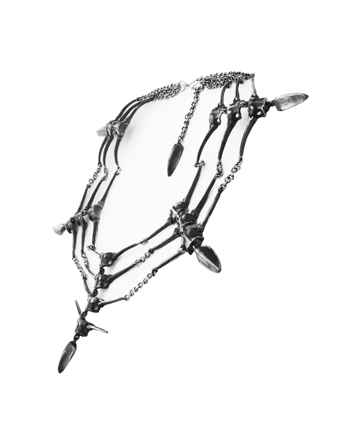 Centipede Web Necklace