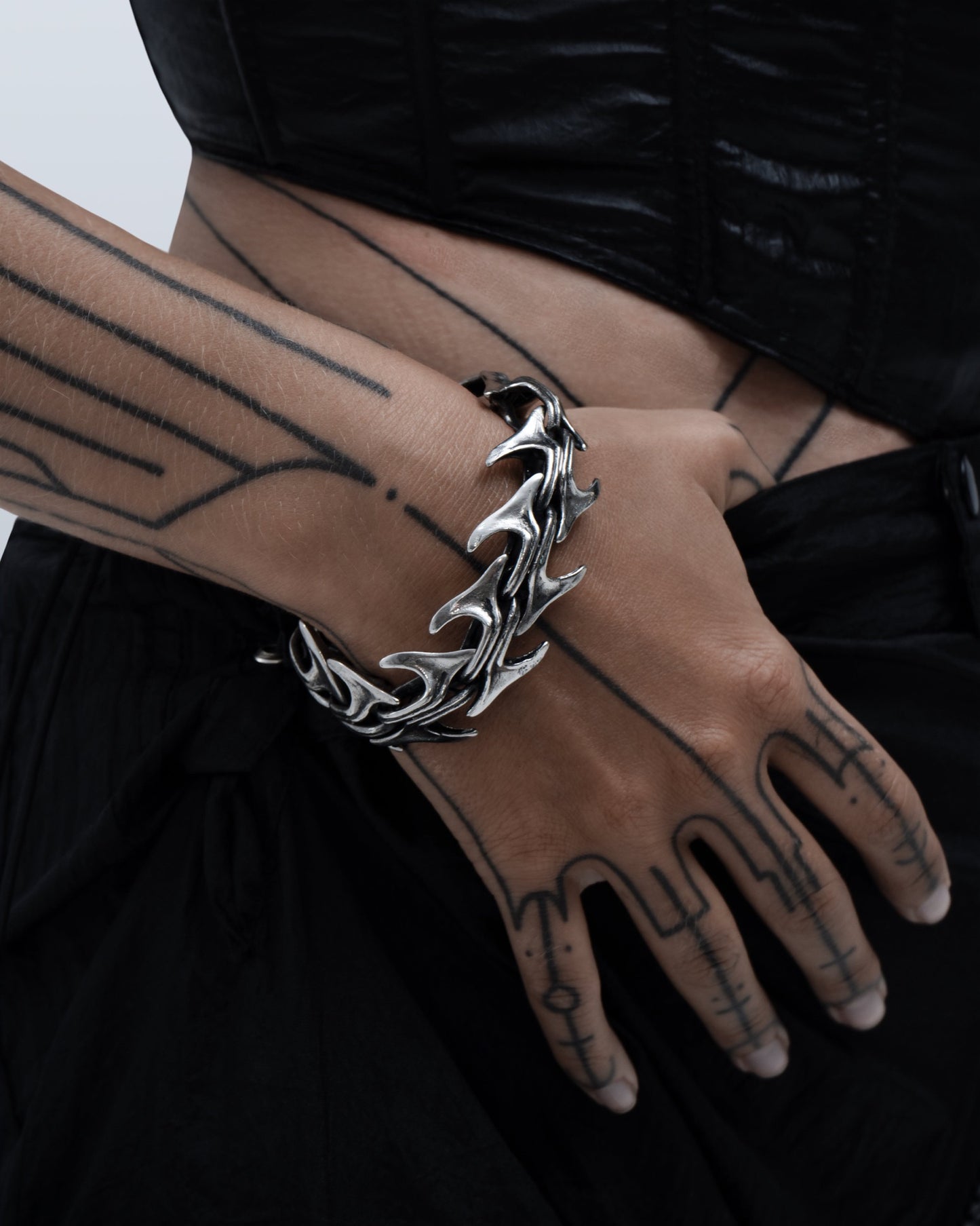 Double Blade Chain Bracelet