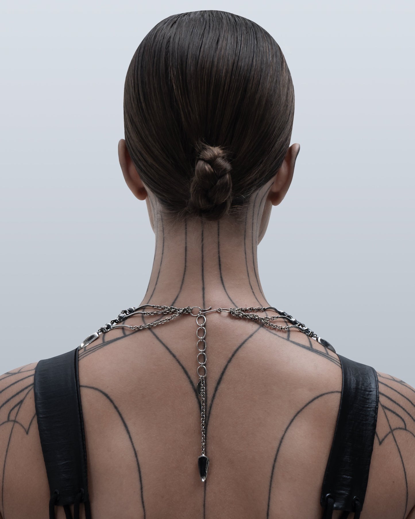 Centipede Web Necklace