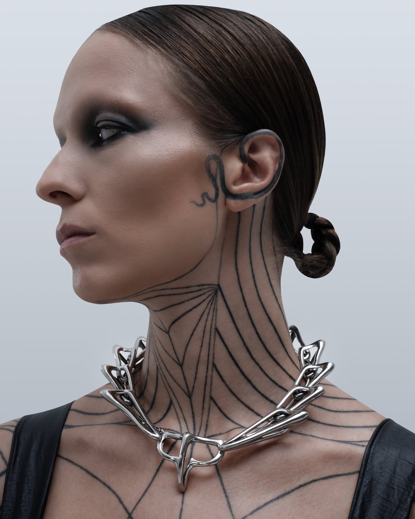 Futuristic Amphibian Crown/Choker