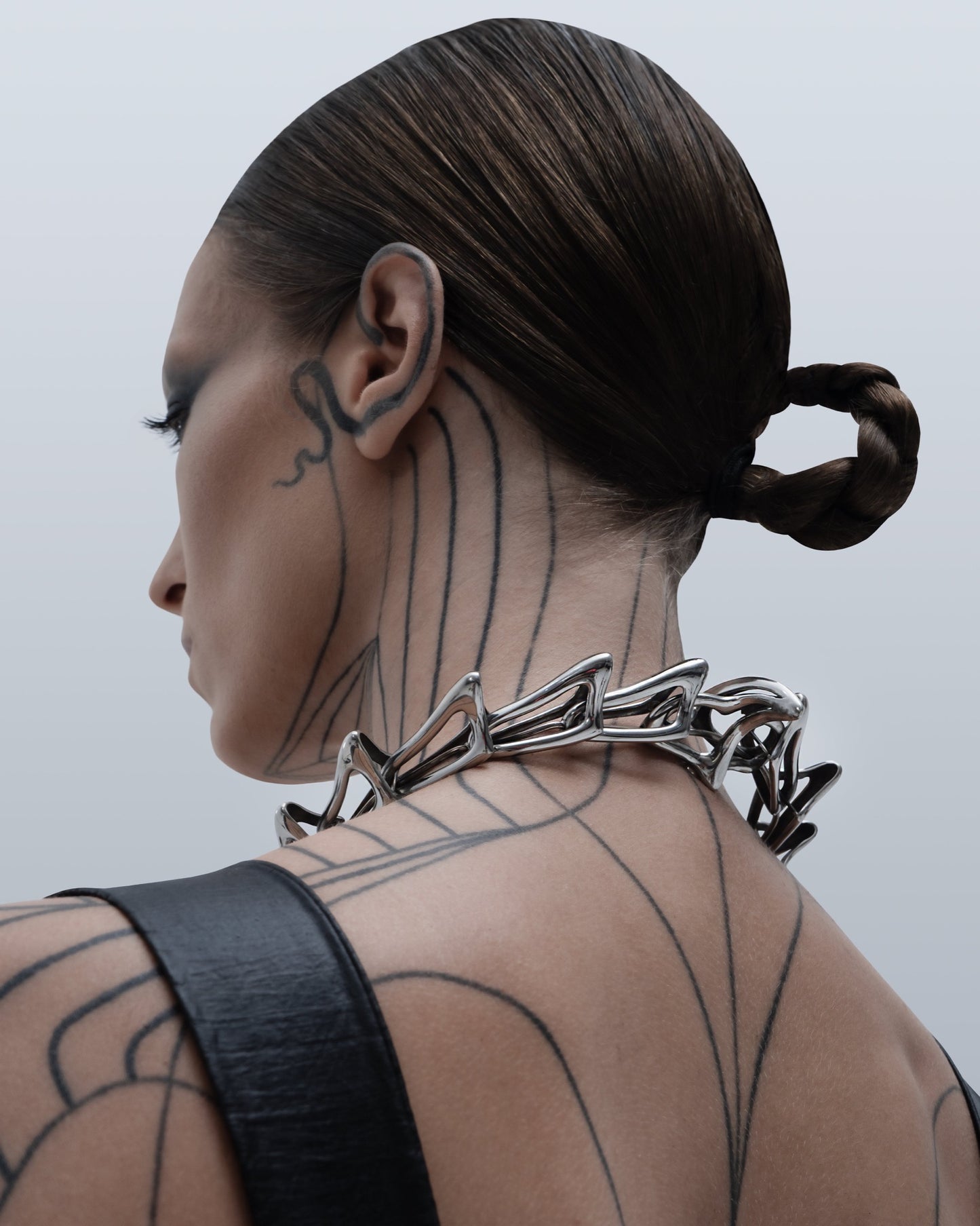 Futuristic Amphibian Crown/Choker
