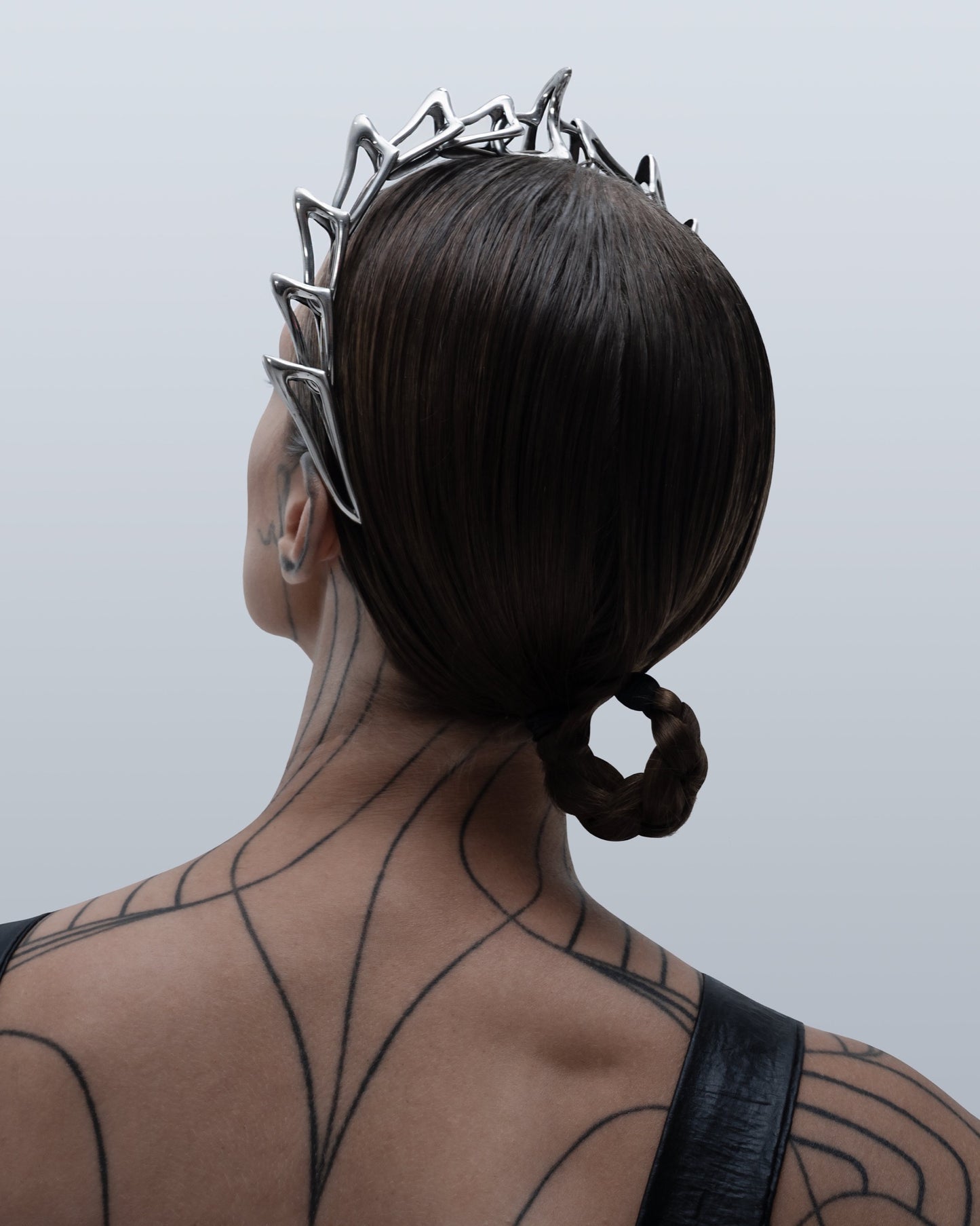 Futuristic Amphibian Crown/Choker