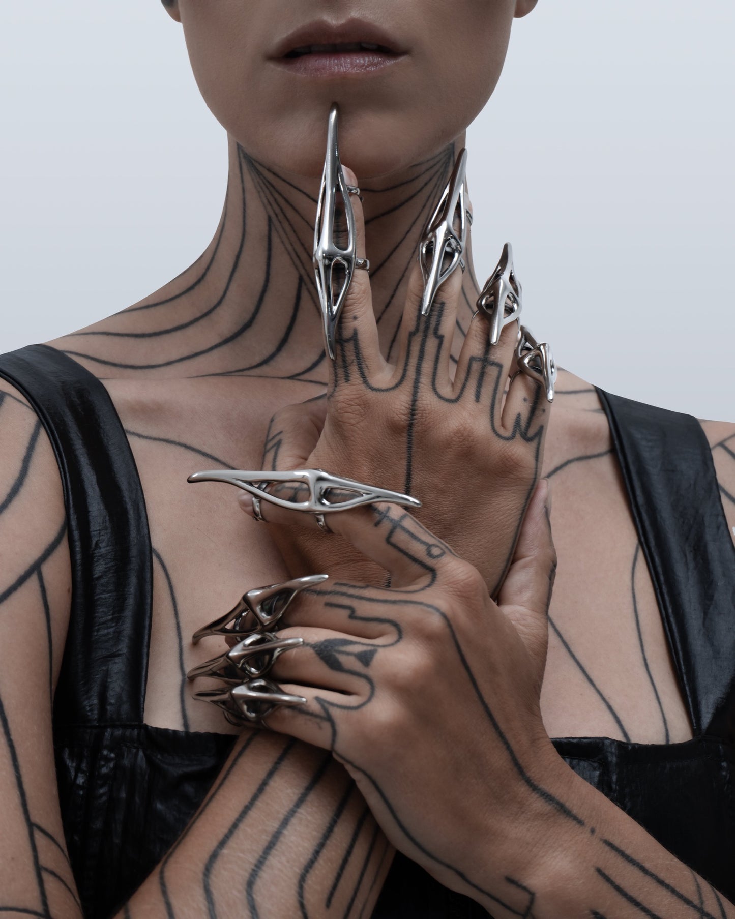 Gothic Galore Rings (Set of 4)