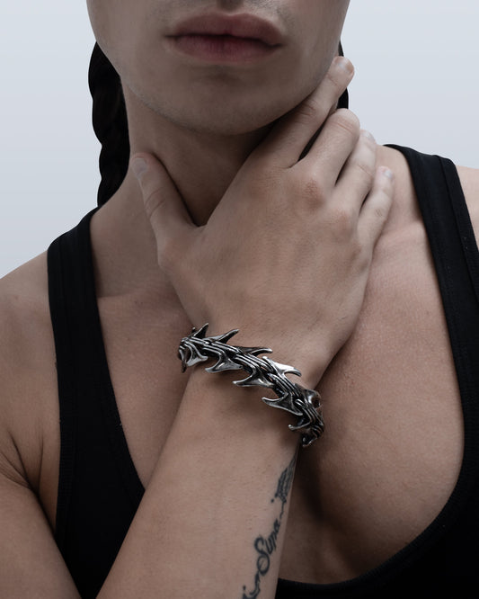 Double Blade Chain Bracelet